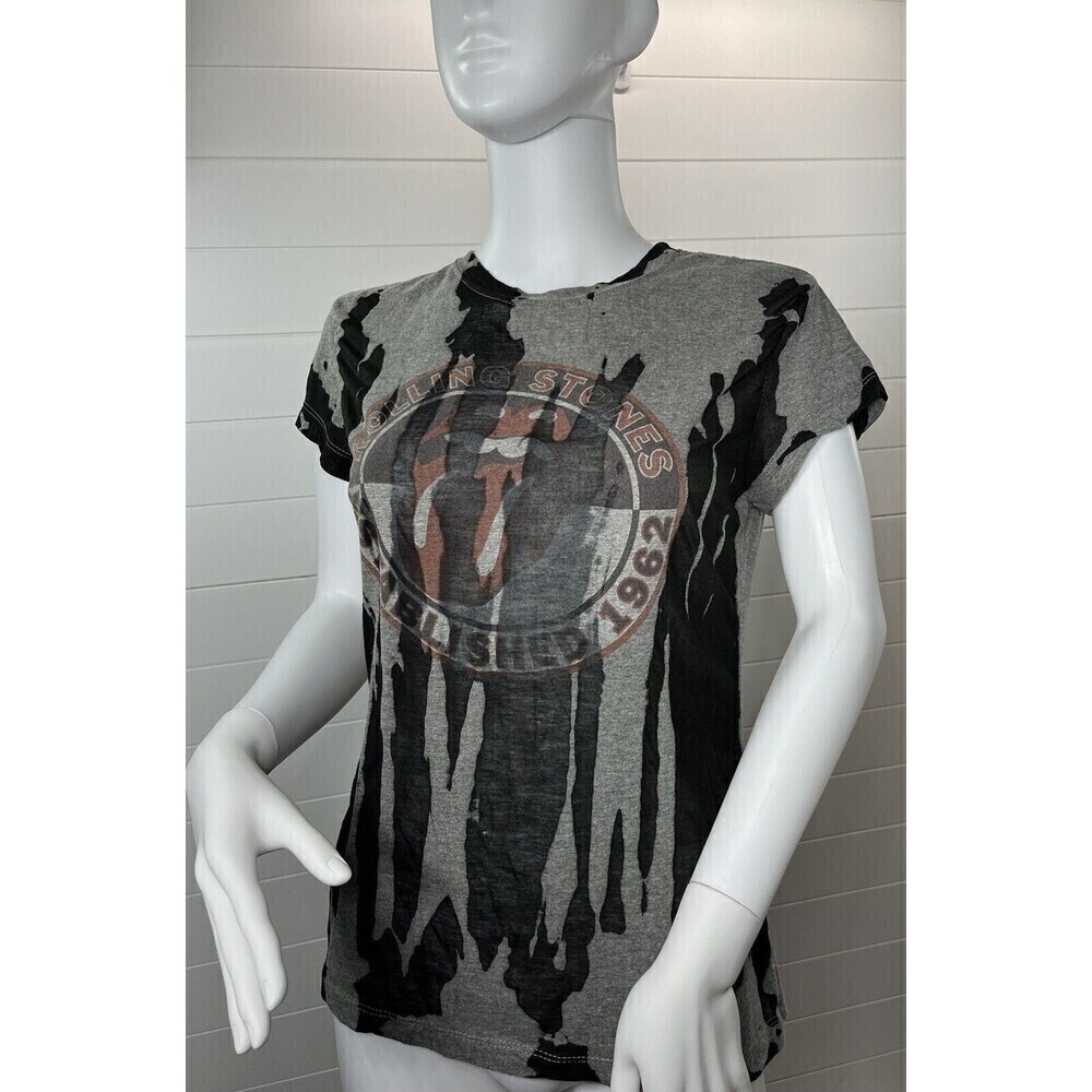 Vintage 1997 The Rolling Stones Burn Out Concert T Shirt Large Burn Out *Flaw
